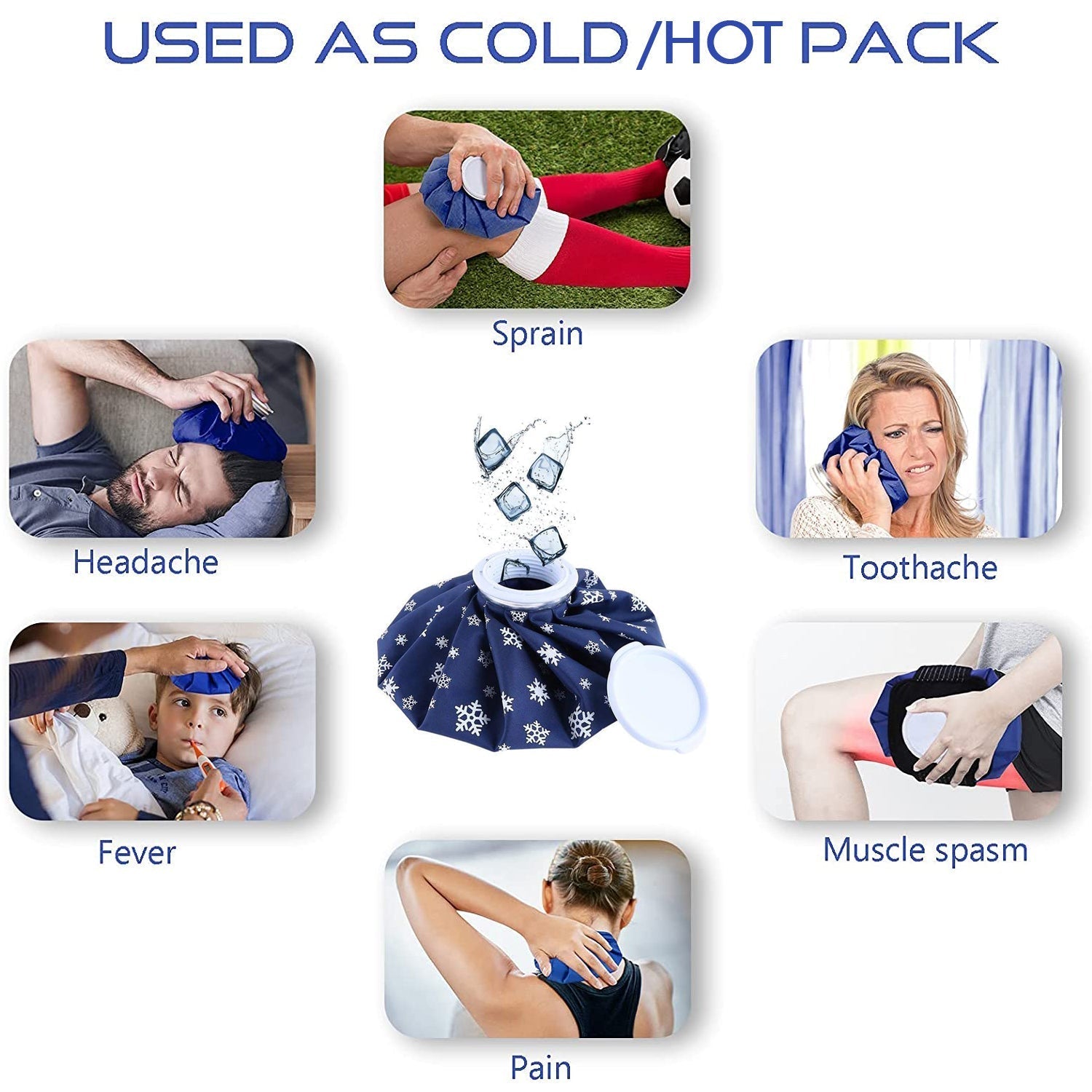 Joint pain relief ice bag with ergonomic design for effective use Joint pain relief ice bag with ergonomic design for effective use